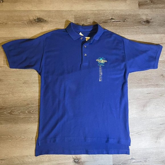 Vintage Universal Studios Hollywood theme park polo shirt new with tags - Picture 1 of 5
